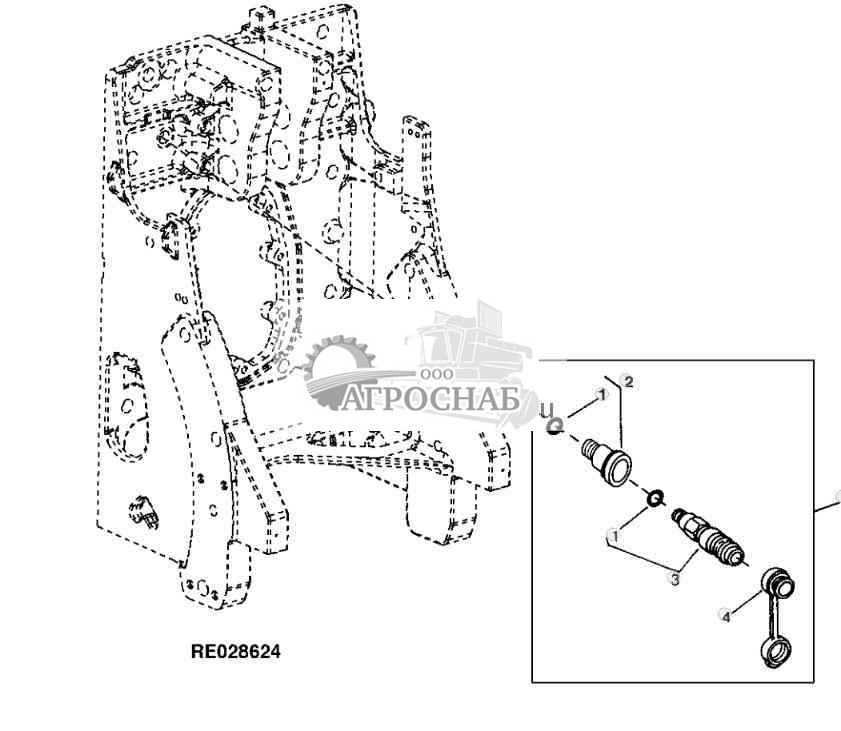 Hydraulic Motor Return Or Sump Kit 